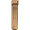 Ekena Millwork Thorton Craftsman Rough Sawn Bracket w/ Offset Brace, Western Red Cedar, 6"W x 16"D x 28"H BKT0604X16X28THR04RWR - alternate 2